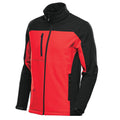 Red-Black - Side - Stormtech Mens Cascades Soft Shell Jacket