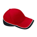 Classic Red-Black-White - Front - Beechfield Teamwear Competition Cap