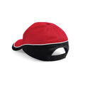 Classic Red-Black-White - Back - Beechfield Teamwear Competition Cap