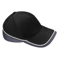 Black-Graphite Grey-White - Front - Beechfield Teamwear Competition Cap