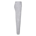 Heather Grey - Back - Fruit of the Loom Mens Elasticated Jogging Bottoms