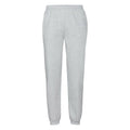 Heather Grey - Front - Fruit of the Loom Mens Elasticated Jogging Bottoms