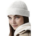 White - Back - Beechfield Harbour Beanie