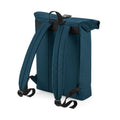 Petrol - Back - Bagbase Roll Top Recycled Backpack