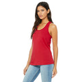 Red - Back - Bella + Canvas Womens-Ladies Racerback Tank Top