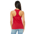 Red - Side - Bella + Canvas Womens-Ladies Racerback Tank Top