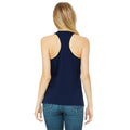 Navy Blue - Back - Bella + Canvas Womens-Ladies Racerback Tank Top