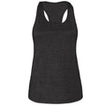 Dark Grey Heather - Front - Bella + Canvas Womens-Ladies Racerback Tank Top