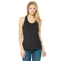 Dark Grey Heather - Back - Bella + Canvas Womens-Ladies Racerback Tank Top