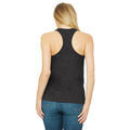 Dark Grey Heather - Side - Bella + Canvas Womens-Ladies Racerback Tank Top