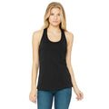 Black - Back - Bella + Canvas Womens-Ladies Racerback Tank Top