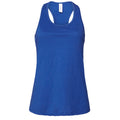 True Royal - Front - Bella + Canvas Womens-Ladies Racerback Tank Top