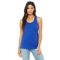 True Royal - Back - Bella + Canvas Womens-Ladies Racerback Tank Top