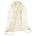 Natural - Front - Westford Mill Recycled Cotton Drawstring Bag