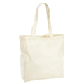 Natural - Front - Westford Mill Maxi Recycled Cotton Tote Bag