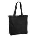 Black - Front - Westford Mill Maxi Recycled Cotton Tote Bag