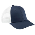 Navy-White - Front - Beechfield Urbanwear Trucker Cap