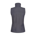 Seal Grey - Back - Regatta Womens-Ladies Flux Softshell Gilet