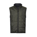 Deep Green-Black - Front - Tee Jays Mens Hybrid Stretch Body Warmer