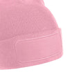 Dusty Pink - Back - Beechfield Unisex Adult Original Patch Beanie