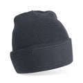 Graphite - Front - Beechfield Unisex Adult Original Patch Beanie