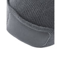 Graphite - Back - Beechfield Unisex Adult Original Patch Beanie