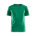 Team Green - Front - Craft Mens Rush Short-Sleeved T-Shirt