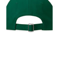 Forest Green - Back - Beechfield Unisex Adult Pro-Style Heavy Brushed Cotton Baseball Cap