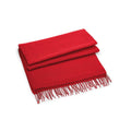 Classic Red - Front - Beechfield Unisex Adult Classic Woven Scarf