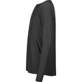 Black Melange - Lifestyle - Tee Jays Mens CoolDry Long-Sleeved Crop T-Shirt