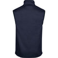 Navy - Back - Tee Jays Mens Fleece Stretch Body Warmer