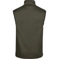 Deep Green - Back - Tee Jays Mens Fleece Stretch Body Warmer