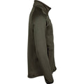 Deep Green - Side - Tee Jays Mens Stretch Fleece Jacket