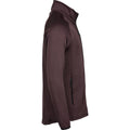 Grape - Side - Tee Jays Mens Stretch Fleece Jacket