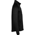 Black - Side - Tee Jays Mens Stretch Fleece Jacket