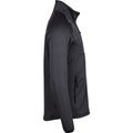 Dark Grey - Side - Tee Jays Mens Stretch Fleece Jacket