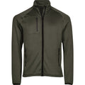 Deep Green - Front - Tee Jays Mens Stretch Fleece Jacket