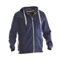 Navy-Black - Front - Jobman Mens Contrast Panel Hoodie