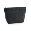 Charcoal Melange - Back - Bagbase Felt Accessory Bag