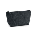 Charcoal Melange - Side - Bagbase Felt Accessory Bag