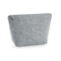 Grey Melange - Back - Bagbase Felt Accessory Bag