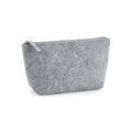 Grey Melange - Side - Bagbase Felt Accessory Bag