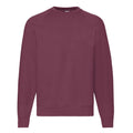 Burgundy - Front - Fruit of the Loom Mens Premium Set-in Sweatshirt