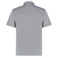 Heather Grey - Back - Kustom Kit Mens Premium Cooltex Plus Regular Polo Shirt