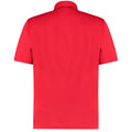 Red - Back - Kustom Kit Mens Premium Cooltex Plus Regular Polo Shirt