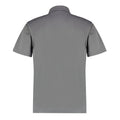 Charcoal - Back - Kustom Kit Mens Premium Cooltex Plus Regular Polo Shirt