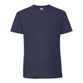 Navy Blue - Front - Fruit Of The Loom Mens Iconic Premium Ringspun Cotton T-Shirt