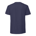 Navy Blue - Back - Fruit Of The Loom Mens Iconic Premium Ringspun Cotton T-Shirt