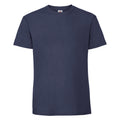 Deep Navy - Front - Fruit Of The Loom Mens Iconic Premium Ringspun Cotton T-Shirt