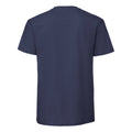 Deep Navy - Back - Fruit Of The Loom Mens Iconic Premium Ringspun Cotton T-Shirt